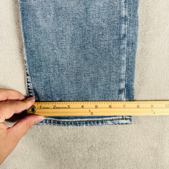 Silver Jeans Women's 30 Light Wash Faded Blue Denim‎ Suki Capri Mid Rise Stretch - Picture 12 of 13